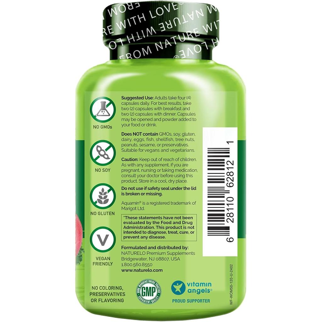 Naturelo daily energy and immune support with natural ingredients