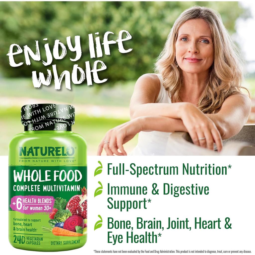 Naturelo organic multivitamin for balanced health