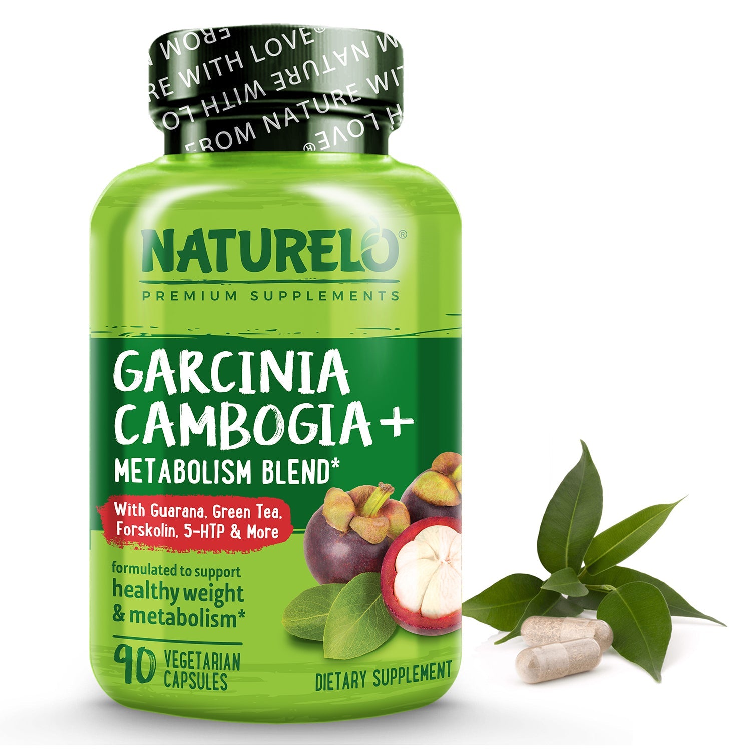 Garcinia Cambogia+ with Green Tea & 5-HTP – NATURELO