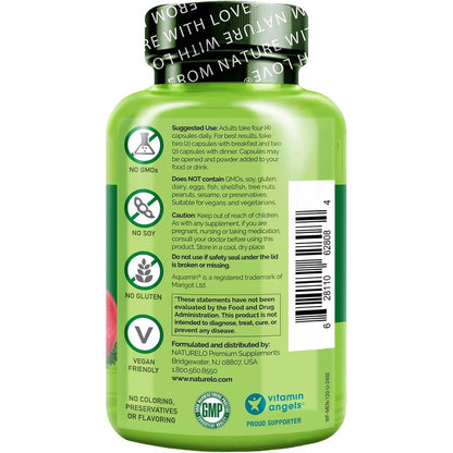 Naturelo Whole Food Multivitamin for Men enhancing energy, brain, heart, and eye health