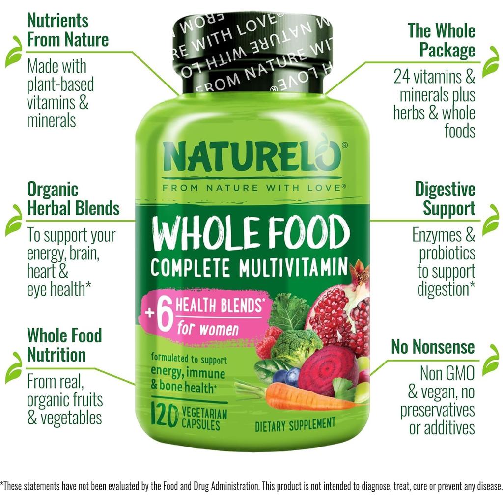 Naturelo daily immune support with plant-based nutrients