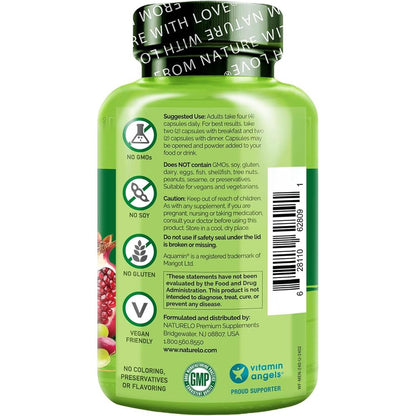 Naturelo organic supplement for immune and digestive health