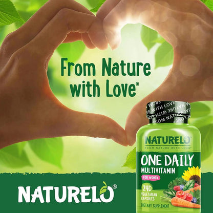 Naturelo One Daily Multivitamin for Women, providing essential nutrients for optimal health.