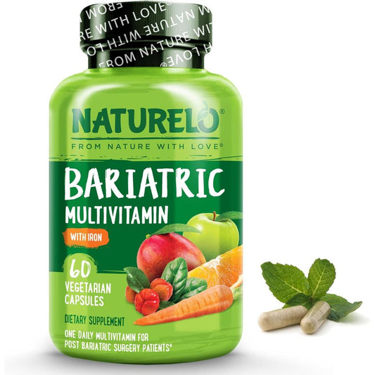 Naturelo Bariatric Multivitamin - Iron Rich Easy Absorption Formula