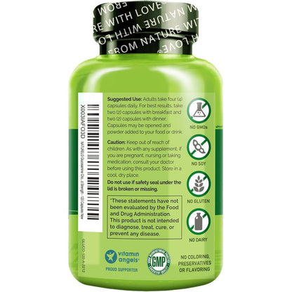 Naturelo Glucosamine Chondroitin MSM Joint Support Supplement Bottle.