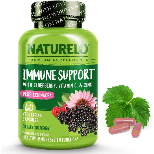 Naturelo Immune Support Vitamin Supplement - Boosts Immunity & Wellness