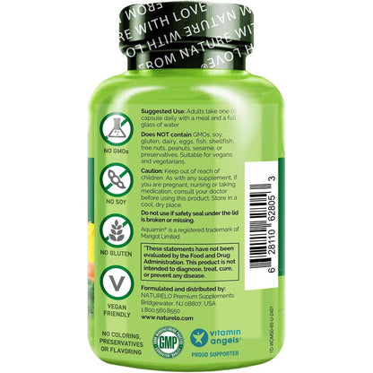 Naturelo Women's 50+ Multivitamin: Plant-Based, Bioactive, Healthy Aging Formula - All-in-One Daily Support for Vitality & Im