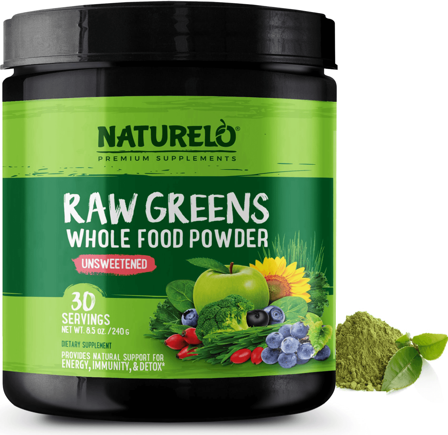 Raw Greens Powder - Unsweetened