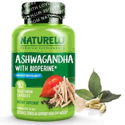 Ashwagandha Root Powder Supplement with Bioperine