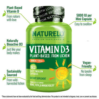 Vegan Vitamin D3 5000 IU