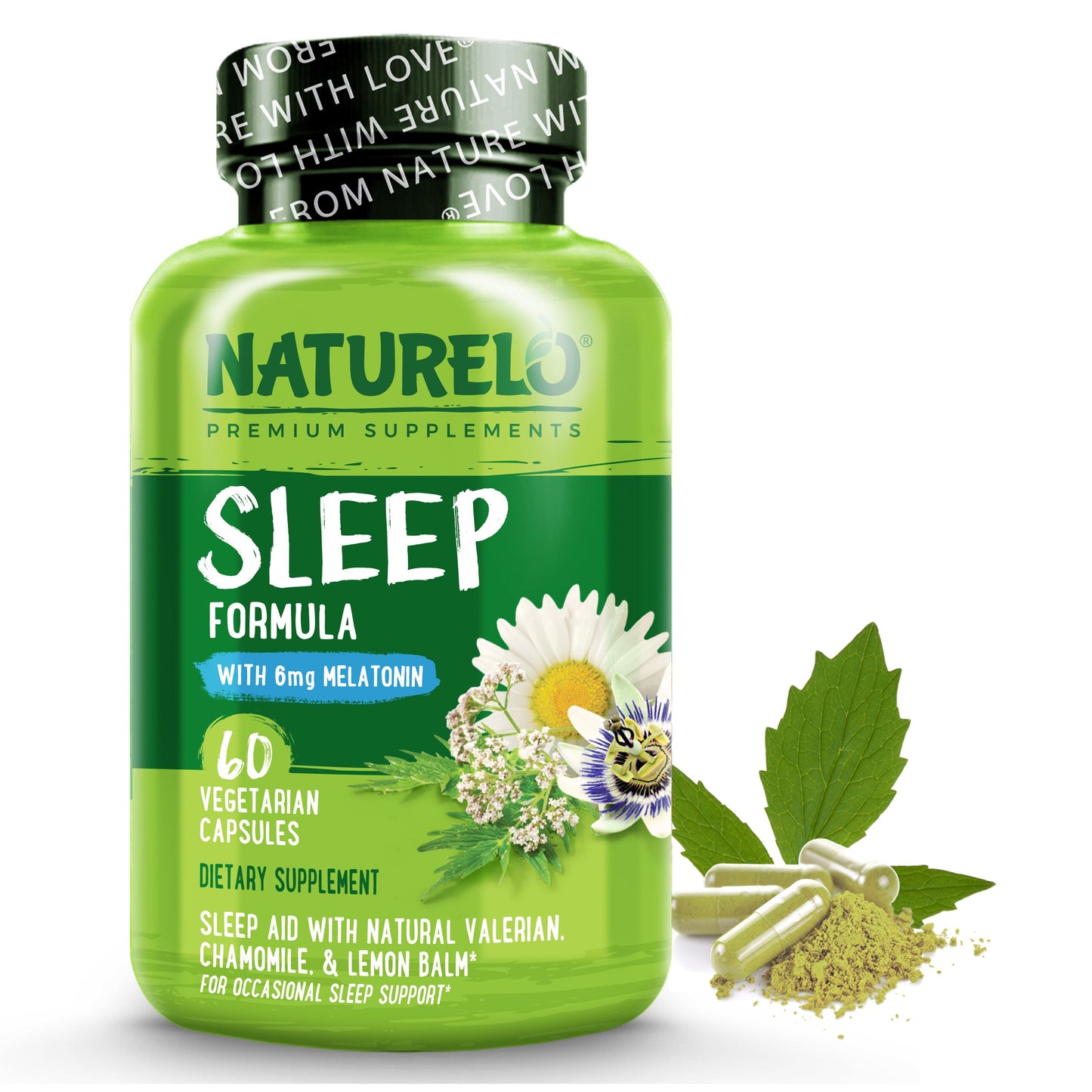 Sleep Support Formula With Chamomile, Valerian, and Melatonin
