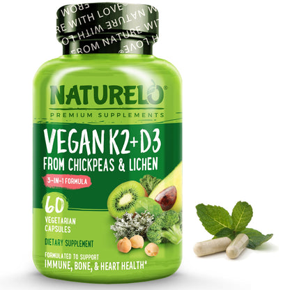 Vegan Vitamin K2 & D3 Supplements