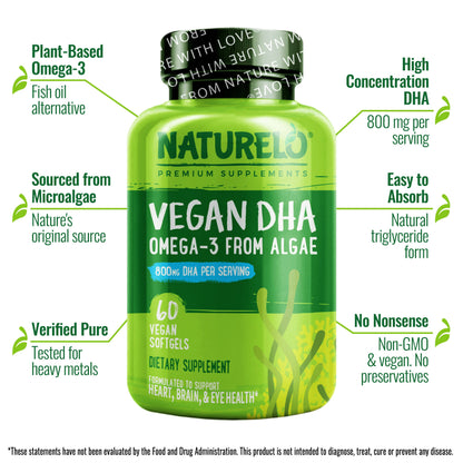 Vegan DHA - Omega-3 from Algae